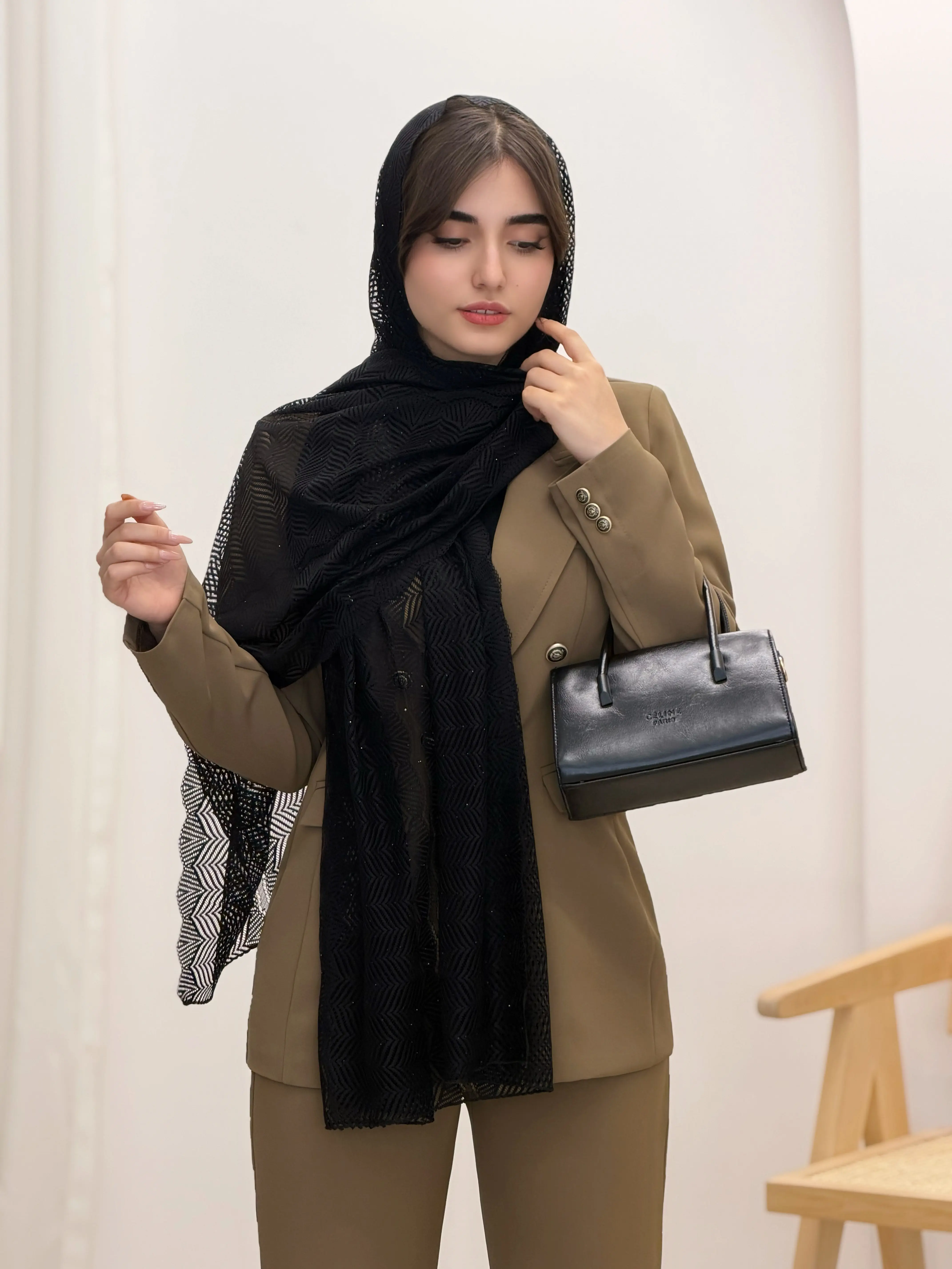6568-شال وارداتی هلما